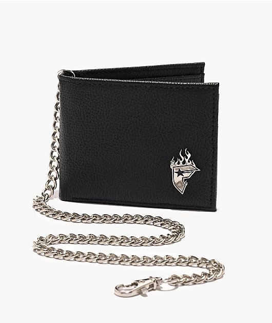 Famous Stars & Straps Black Chain Wallet