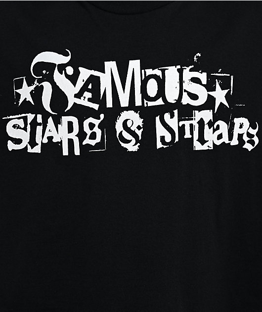 Famous Stars & Straps Stencil Black T-Shirt