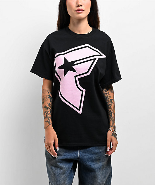 FAMOUS STARS & STRAPS BOH クッション Famous Stars & Straps BOH Black & Pink T-Shirt | Zumiez