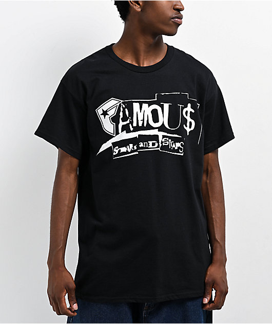 Famous Stars Straps Cut N Paste Black T Shirt Zumiez