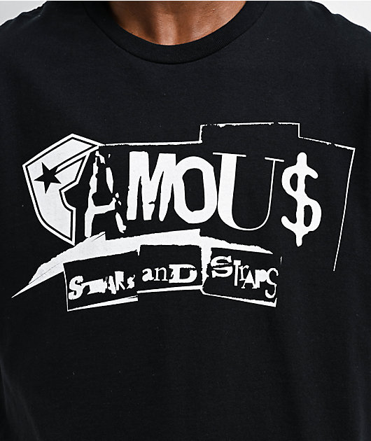 Famous Stars & Straps Cut N Paste Black T-Shirt | Zumiez