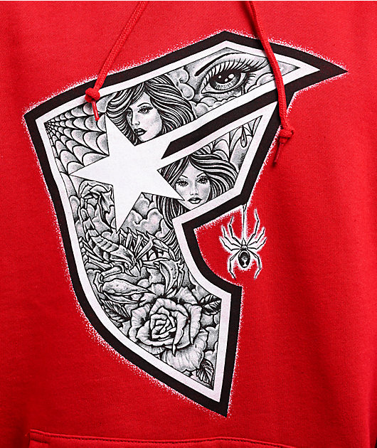 Famous Stars & Straps Franco BOH Red Hoodie | Zumiez