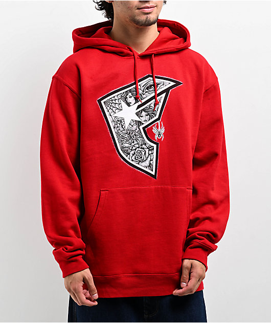 Famous Stars & Straps Franco BOH Red Hoodie | Zumiez