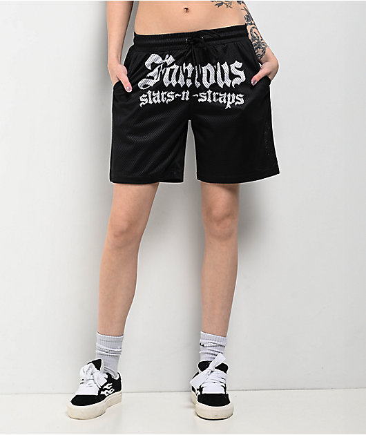 Famous Stars & Straps Thuggish Black Mesh Shorts | Zumiez