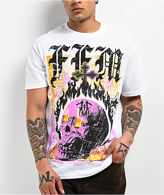 Father Forgive Me Sunflower White T-Shirt | Zumiez