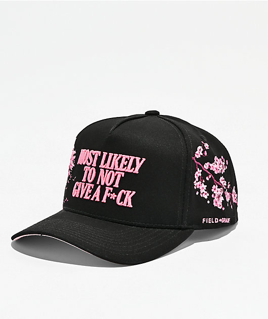 Field Grade Most Likely Black Snapback Hat