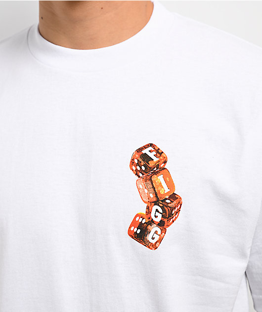 Figgmarket Dice Game White Heavyweight T-Shirt