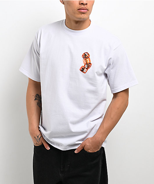 Figgmarket Dice Game White Heavyweight T-Shirt