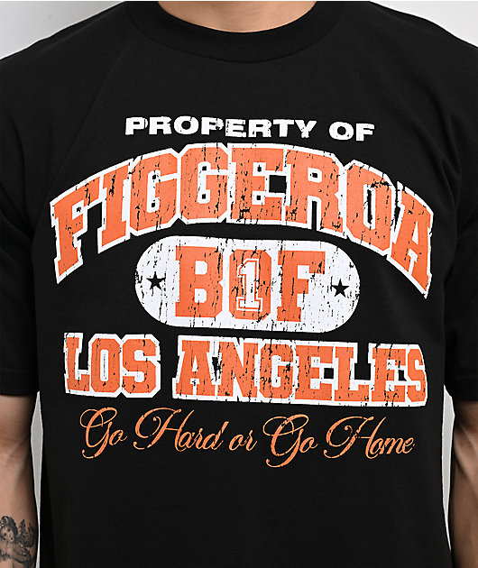 Figgmarket Property of Figg Street Black Heavyweight T-Shirt