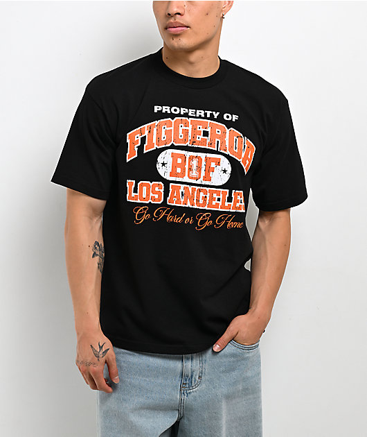 Figgmarket Property of Figg Street Black Heavyweight T-Shirt