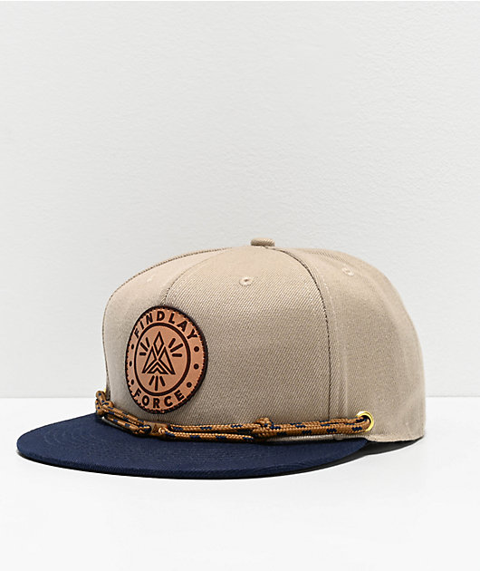 khaki snap back