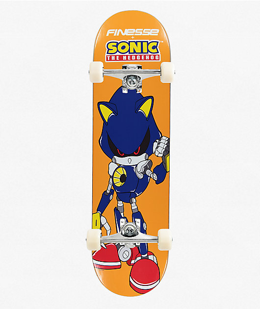 Finesse x Sonic The Hedgehog Metal Sonic 8.25" Assembled Skateboard Complete