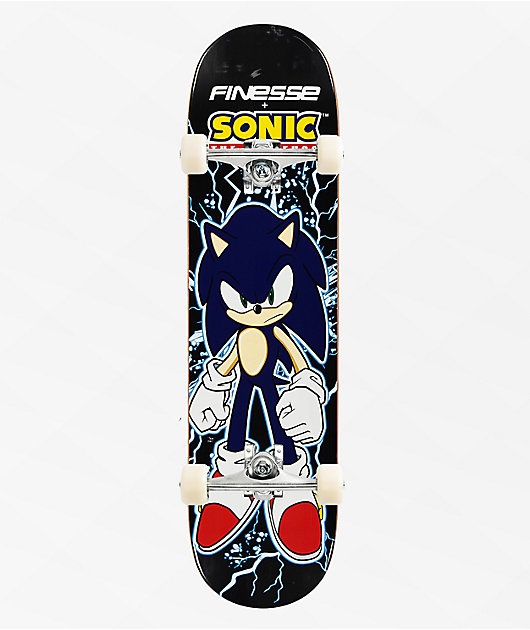 Finesse x Sonic the Hedgehog Charge 8.0" Assembled Skateboard Complete