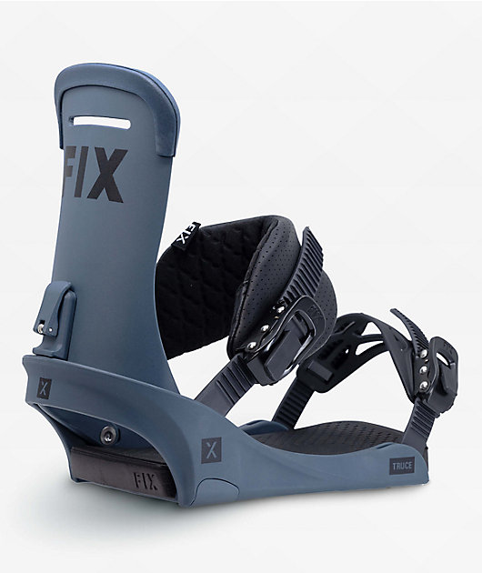 Fix Truce Smoke Grey Snowboard Bindings 2024 | Zumiez