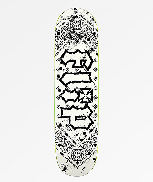 HKD Bandana White 8.5" Skateboard Deck