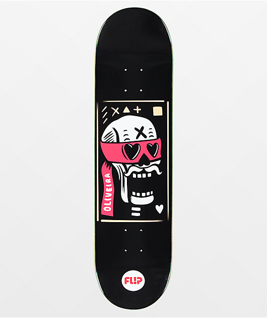 Flip Luan Olivera Skull 8.1 Skateboard Deck