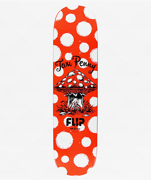 Flip Penny Dots Red 8.125" Skateboard Deck