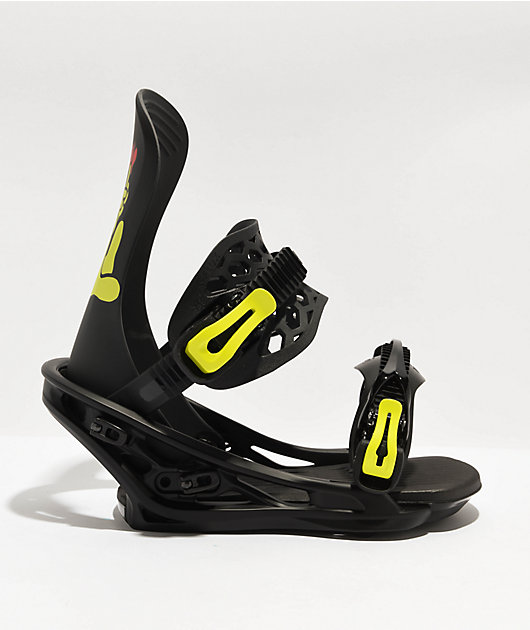 Flux Eric Leon CO Black Snowboard Bindings