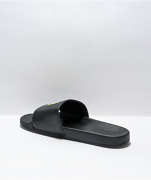 Flying Coffin GFY Sandalias deslizables negras