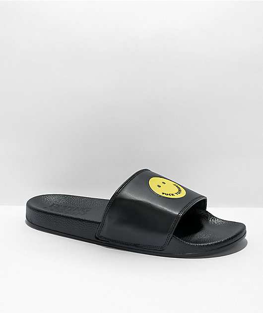 Flying Coffin GFY Sandalias deslizables negras