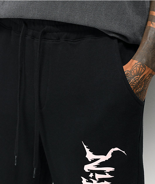 Flying Coffin Phases Black Jogger Sweatpants