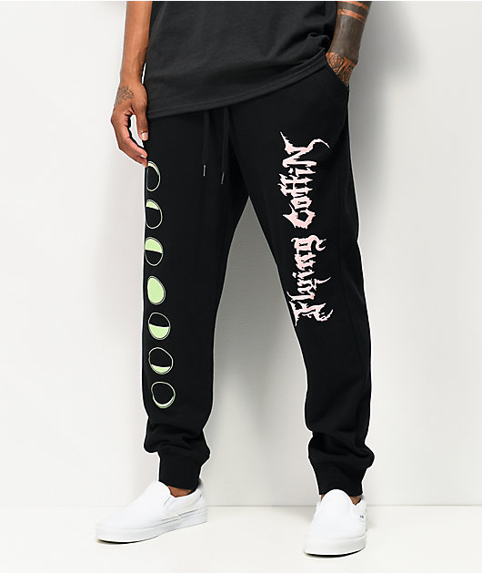 Flying Coffin Phases Black Jogger Sweatpants