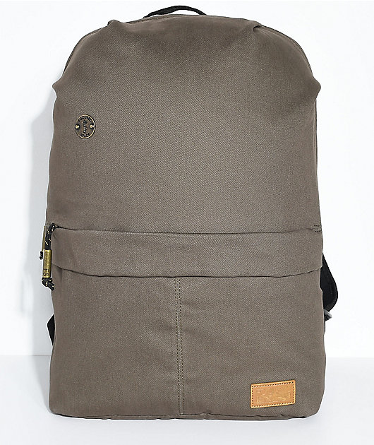 olive canvas backpack