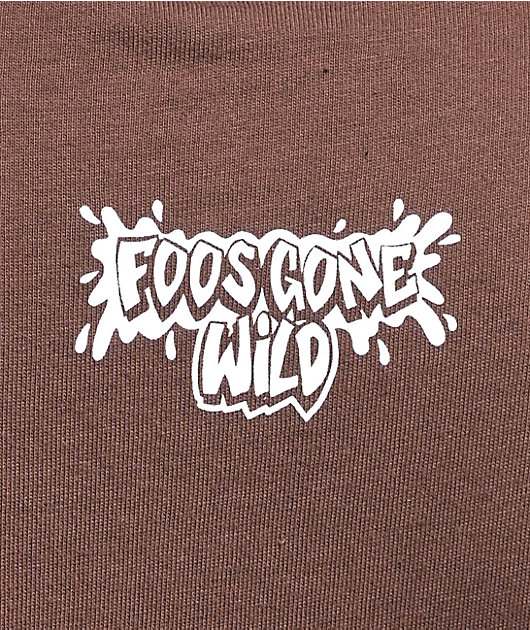 Foos Gone Wild Clown Now Cry Later Brown Long Sleeve T-Shirt