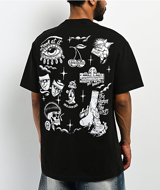 Foos Gone Wild Flash Black T-Shirt