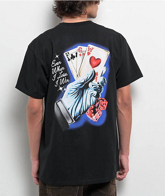 FOO AND FOO スナップボタン　ロンTEE  サリバン Foos Gone Wild I Win Black T-Shirt | Zumiez