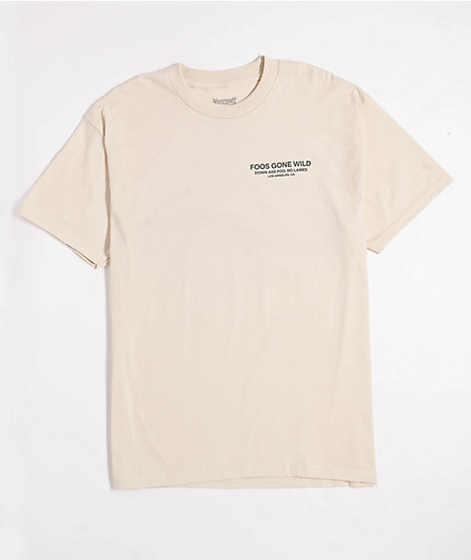 Foos Gone Wild Keep Ya Socks Up Natural T-Shirt