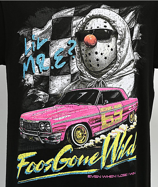 Foos Gone Wild Lil Mr. E Racing Black T-shirt