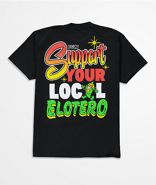 Foos Gone Wild Local Elotero Black T-Shirt