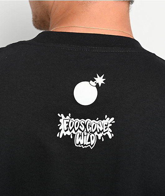 Foos Gone Wild x The Hundreds Bombed On Black T-Shirt