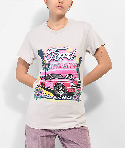 Ford mustang t shirt best sale