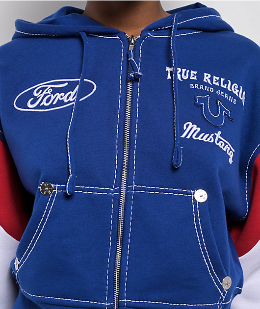 Ford x True Religion Big T Irena Zip Hoodie | Zumiez