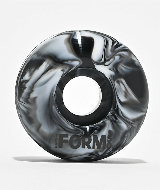 Form 103a Black & White Swirl Skateboard Wheels