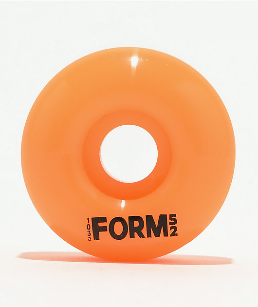 Form 103a Neon Orange Skateboard Wheels