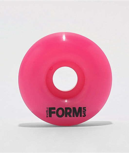 Form Neon Pink 53mm 103a Skateboard Wheels