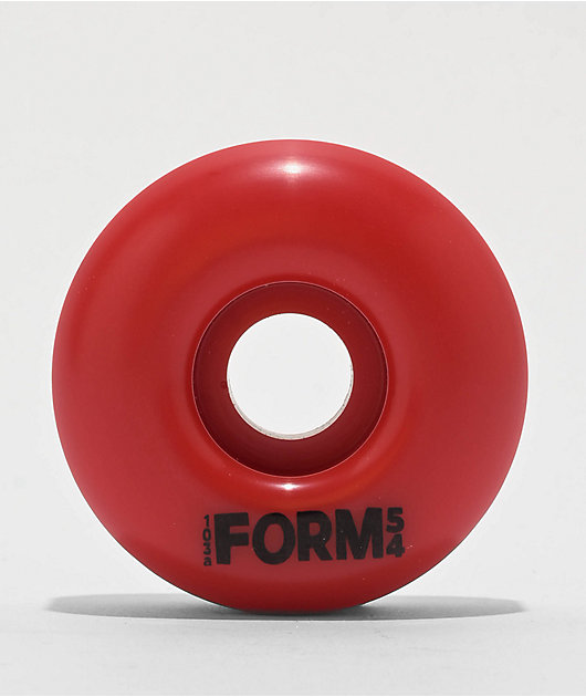 Form Red 54mm 103a Skateboard Wheels