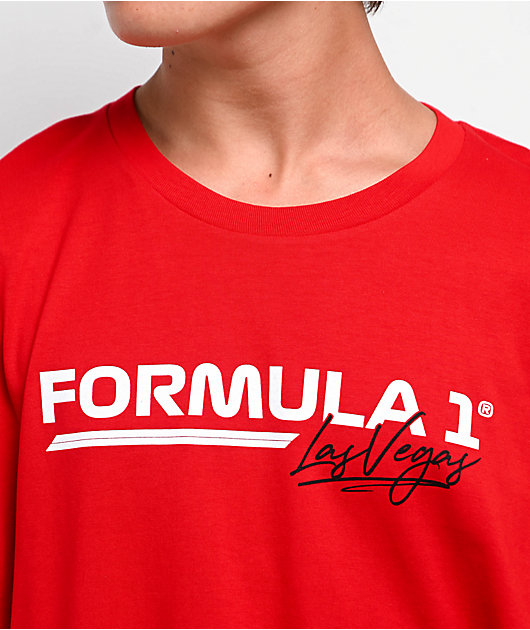 Formula 1 Las Vegas Grand Prix Lights Out Red T-Shirt | Zumiez
