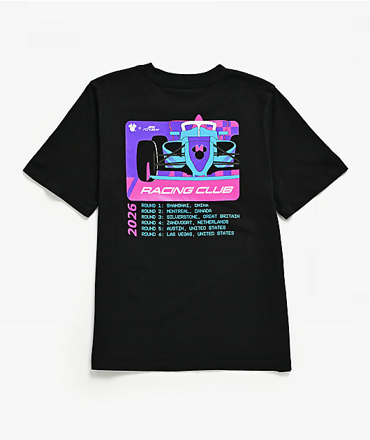 Formula 1 x Disney Race Calendar Black T-Shirt