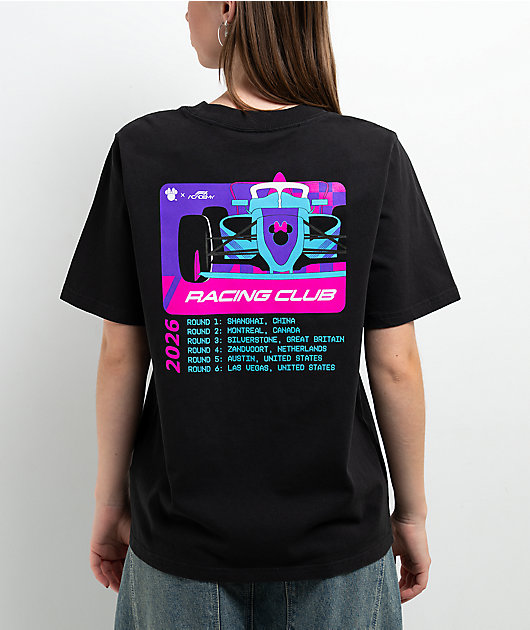 Formula 1 x Disney Race Calendar Black T-Shirt
