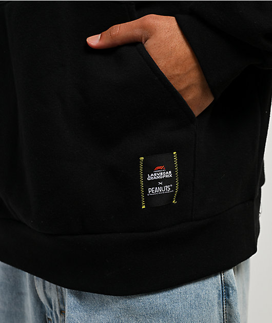 Formula 1 x Peanuts Four Of A Kind Black Hoodie