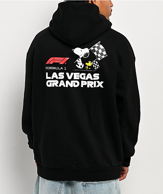 Formula 1 x Peanuts Four Of A Kind Black Hoodie