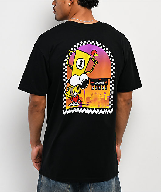 Formula 1 x Peanuts Full House Black T-Shirt