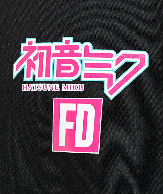 Formula DRIFT x Good Smile Racing Kanji Black T-Shirt | Zumiez