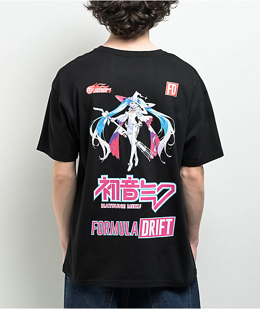 Racing Miku 2014 ver. Tシャツ Formula DRIFT x Good Smile Racing Logo Black T-Shirt | Zumiez