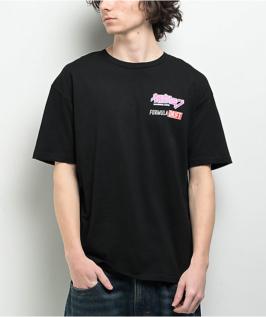 Formula DRIFT x Good Smile Racing Miku Black T-Shirt | Zumiez