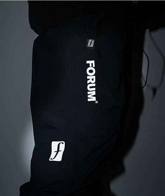 Forum 3 Layer All Mountain Black 20K Snowboard Pants | Zumiez